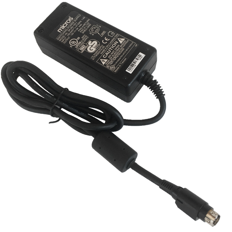 *Brand NEW*Micros 4 Pin AC DC ADAPTER 12V 5A SPU60-105-1 POWER SUPPLY - Click Image to Close